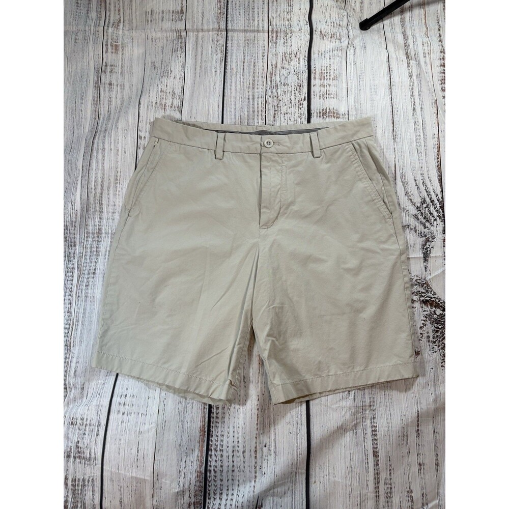 Vineyard Vines Shorts Mens 32 Khaki On The Go OTG Chino Golf Casual Performance